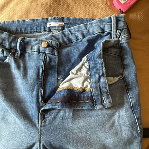 Good American Light Blue Denim Crossover Size16 - Picture 2 of 7